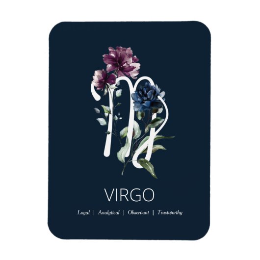 Magnet Flexible Symbole Virgo Zodiac (Vertical)