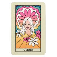 Symbole Virgo Zodiac Art Abstrait Vintage