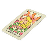 Magnet Flexible SYMBOLE Zodiaque Gemini Art Abstrait Vintage (Côté Gauche)