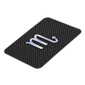 Magnet Flexible Symbole zodiaque Scorpio sur l'impression de fibre (Côté Gauche)