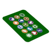 Magnet Flexible Symboles écologiques (Côté Droit)