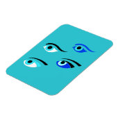 Magnet Flexible Symboles oculaires des bateaux de pêche grecs (Côté Gauche)