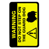 Magnet Flexible Sympa Garde Poméranienne Signal d'avertissement ch (Vertical)