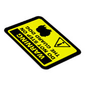 Magnet Flexible Sympa Garde Poméranienne Signal d'avertissement ch (Côté Droit)