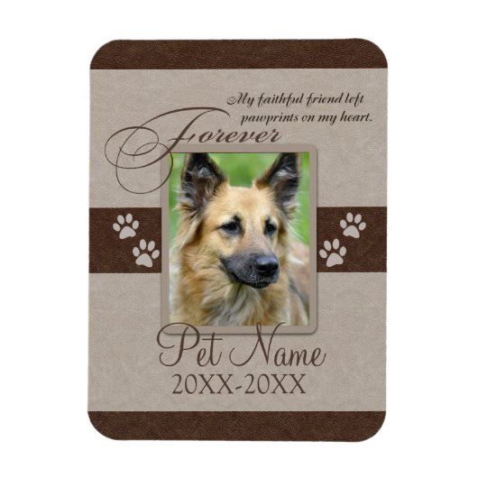 Magnet Flexible Sympathie pour animal de compagnie (Vertical)