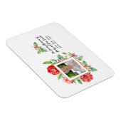 Magnet Flexible Sympathy Memorial PHOTO Bereavement Perte Roses (Côté Droit)