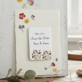 Magnet Flexible Symphonie fleur sauvage : L'art de l'aquarelle