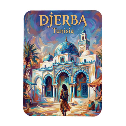 Magnet Flexible Synagogue El Ghriba Tunisie (Vertical)