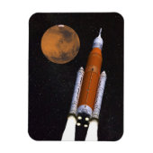 Magnet Flexible Système de lancement spatial SLS de la NASA (Vertical)