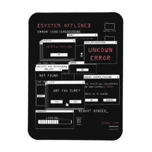 Magnet Flexible Système Hors Ligne - Design Techno-Brutaliste
