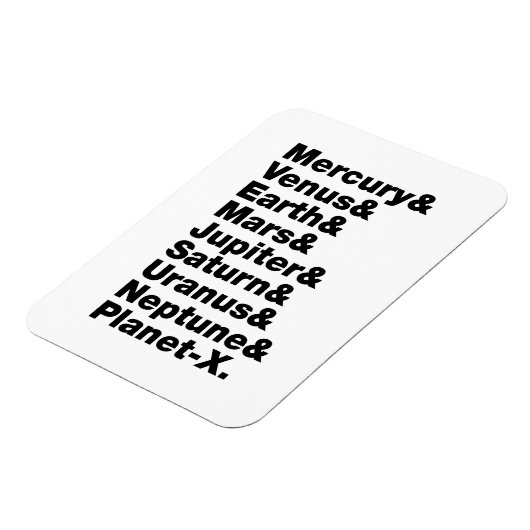 Magnet Flexible Système solaire (Côté Gauche)