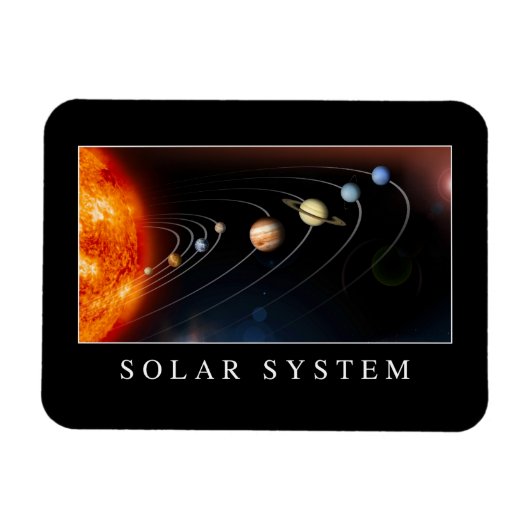 Magnet Flexible Système solaire (Horizontal)