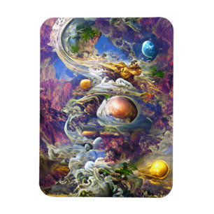 Magnet Flexible Système solaire à galaxie violette