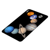 Magnet Flexible Système solaire Montage JPL Planet Photos (Côté Gauche)