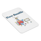 Magnet Flexible T-shirts et cadeaux de la nouvelle tante des garço (Côté Droit)