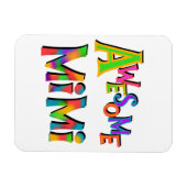 Magnet Flexible T-shirts et cadeaux Mimi impressionnants (Horizontal)