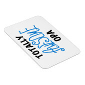 Magnet Flexible T-shirts et cadeaux Opa bleu absolument géniaux (Côté Droit)