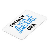 Magnet Flexible T-shirts et cadeaux Opa bleu absolument géniaux (Côté Gauche)