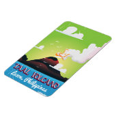 Magnet Flexible Taal Volcano Volcan Philipp affiche de voyage vint (Côté Gauche)