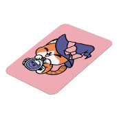 Magnet Flexible Tabby Witch Brew – Joli Design de Chat d'Halloween (Côté Gauche)