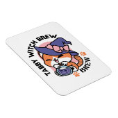 Magnet Flexible Tabby Witch Brew – Joli design de chat pour Hallow (Côté Droit)