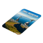 Magnet Flexible Table Mountain Ariel Cableway Afrique du Sud (Côté Gauche)