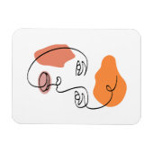 Magnet Flexible Tableau Abstrait minimaliste (Horizontal)