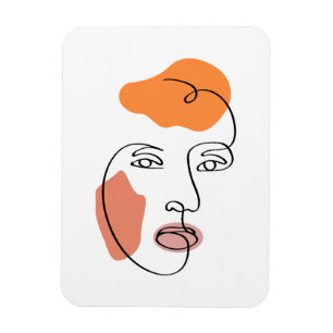 Magnet Flexible Tableau Abstrait minimaliste