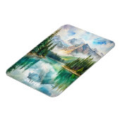 Magnet Flexible Tableau aquarelle du parc national Jasper (Côté Gauche)