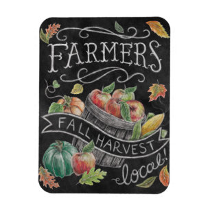 Magnet Flexible Tableau de bord de la récolte d'automne des agric