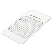 Magnet Flexible Tableau de multiplication (Côté Gauche)