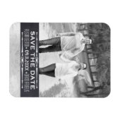 Magnet Flexible Tableau noir Enregistrez la date simple photo de m (Horizontal)