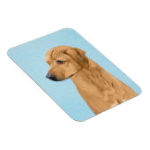 Magnet Flexible Tableau Rhodesian Ridgeback - Art Chien original (Côté Droit)