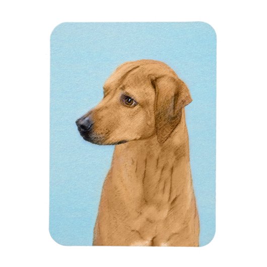 Magnet Flexible Tableau Rhodesian Ridgeback - Art Chien original (Vertical)