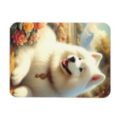 Magnet Flexible Tableau vintage Samoyed Dog (Horizontal)
