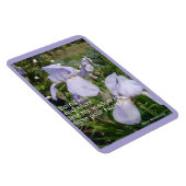 Magnet Flexible Tact and Silent Inspirational Quota Purple Iris (Côté Droit)