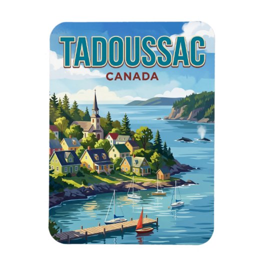 Magnet Flexible Tadoussac, Québec, Canada Canada (Vertical)