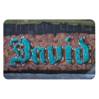 Magnet Flexible Tag : David