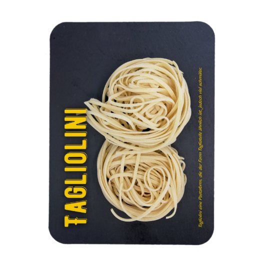 Magnet Flexible Tagliolini Recette (Vertical)