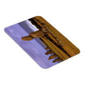 Magnet Flexible Tahai Platform Moai Statue Résumé Pâques (Côté Droit)