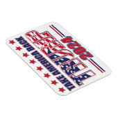 Magnet Flexible Take America Back Trump 2024 (Côté Droit)