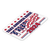 Magnet Flexible Take America Back Trump 2024 (Côté Gauche)