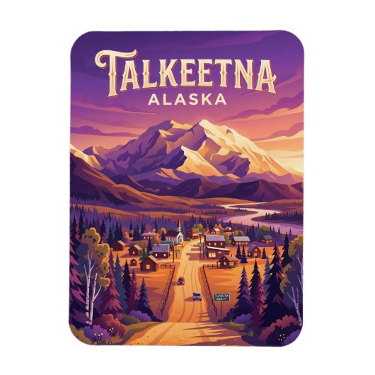 Magnet Flexible Talkeetna États-Unis (Vertical)