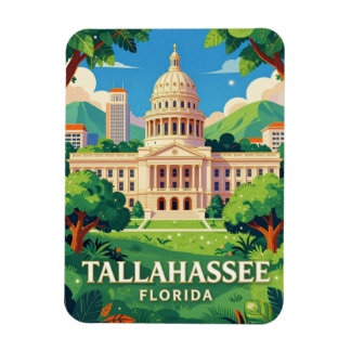 Magnet Flexible Tallahassee Floride Voyage Scène du Capitole 🏛