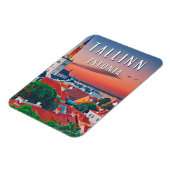 Magnet Flexible Tallinn, ville médiévale de l'addition (Côté Gauche)