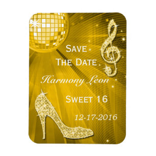 Magnet Flexible Talons aiguilles scintillants Sweet 16 Enregistrez