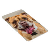 Magnet Flexible Tan Happy Dog Photo (Côté Droit)