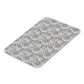 Magnet Flexible Tangerine Black Paisley (Côté Gauche)