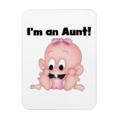 Magnet Flexible Tante des T-shirts et cadeaux de New Niece (Vertical)