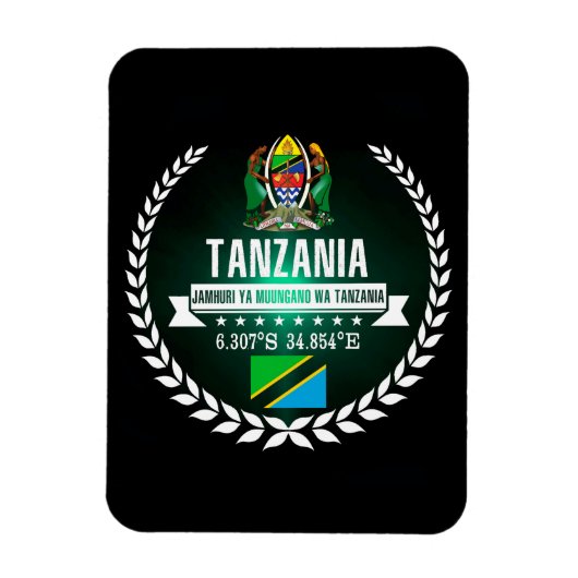 Magnet Flexible Tanzanie (Vertical)